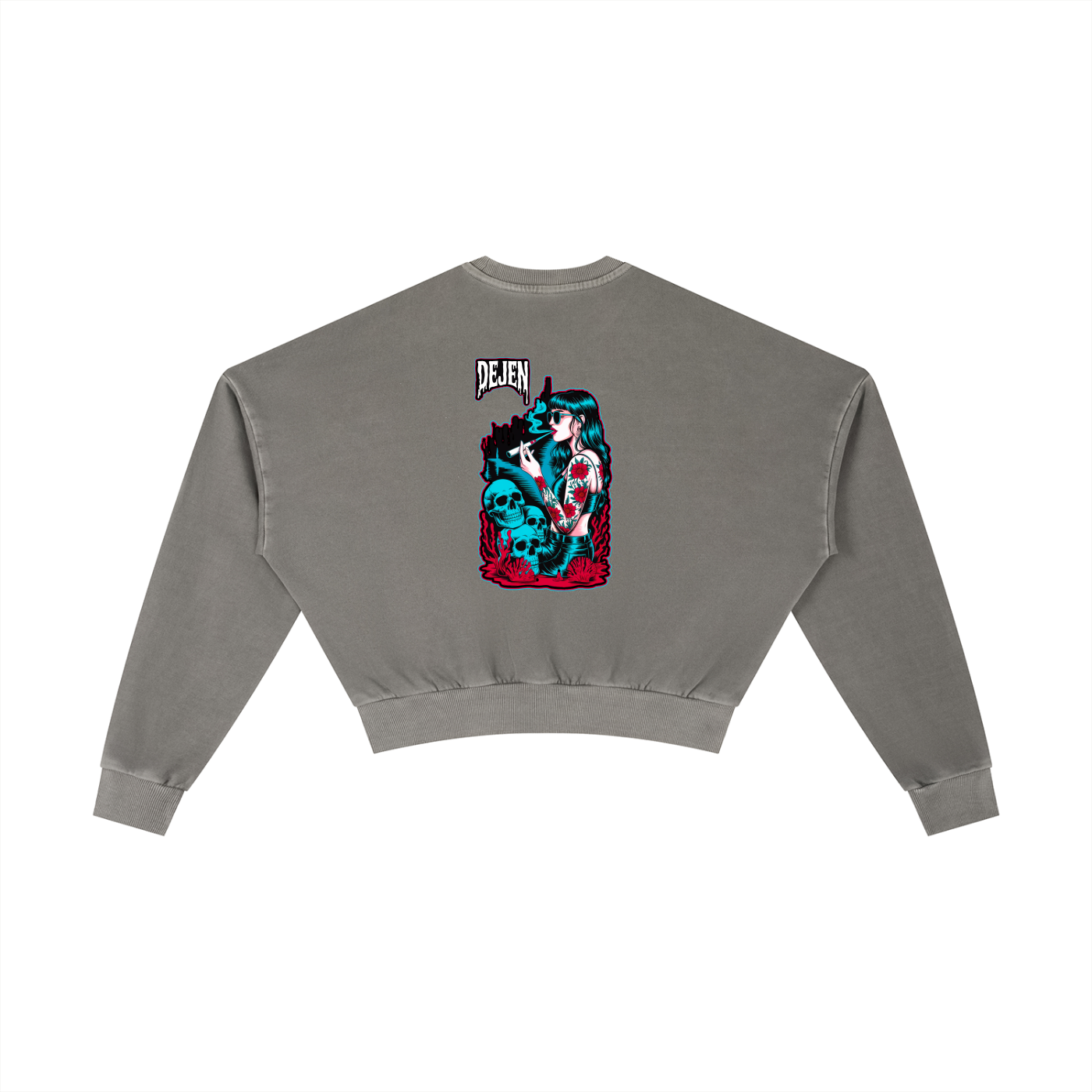 REPACKED Vintage Washed Cropped Sweatshirt