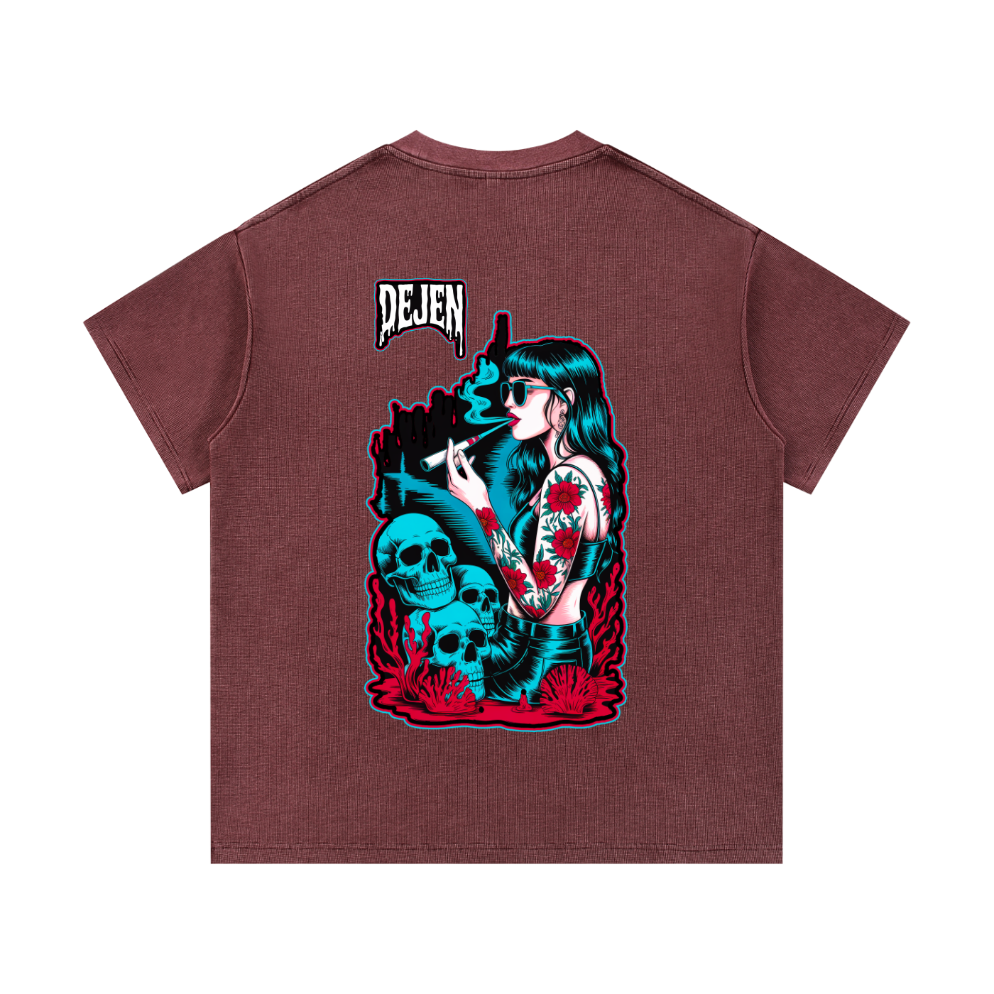 REPACKED Mineral Wash Waffle Knit T-Shirt