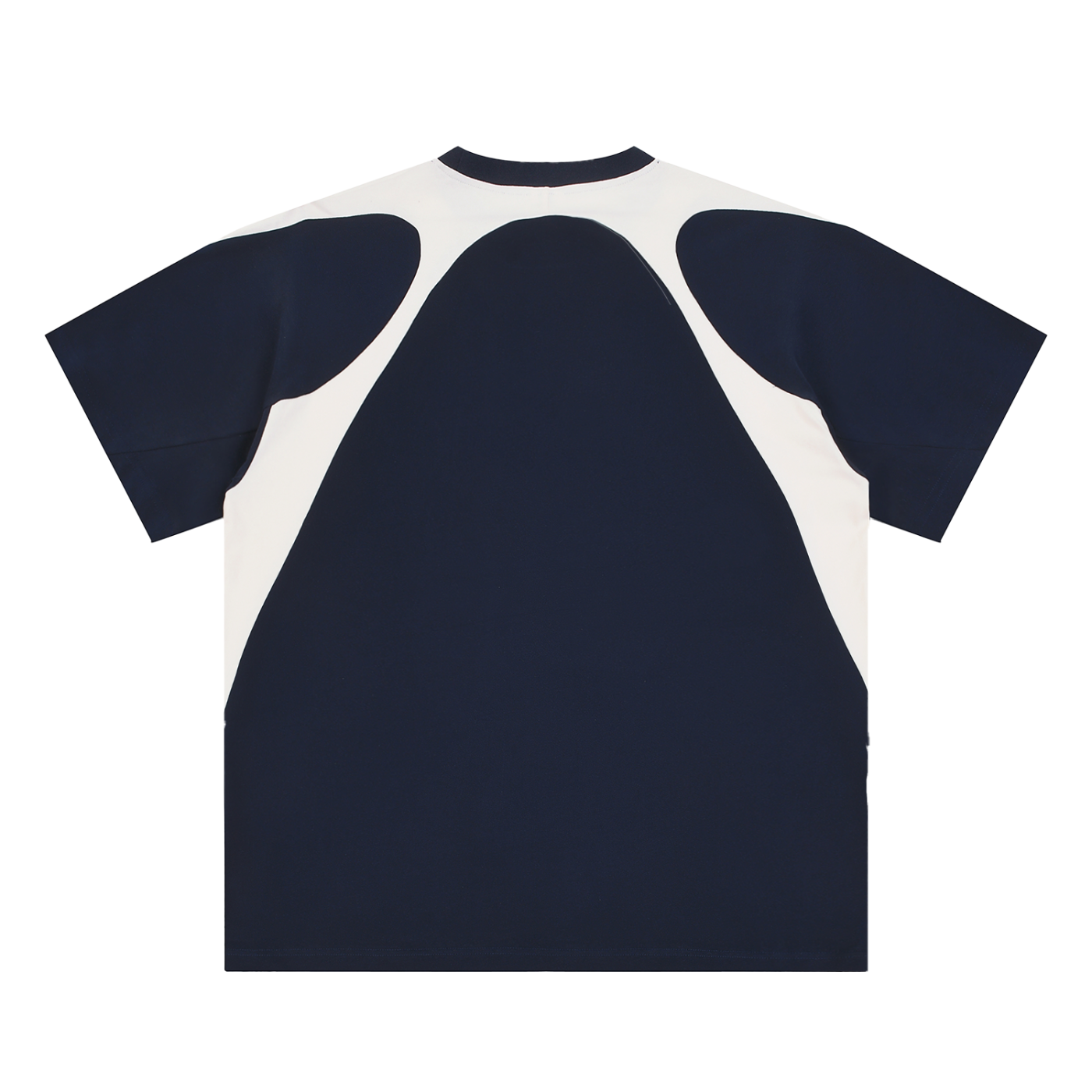 Aonaran Varsity Contrast Panel Cotton T-Shirt