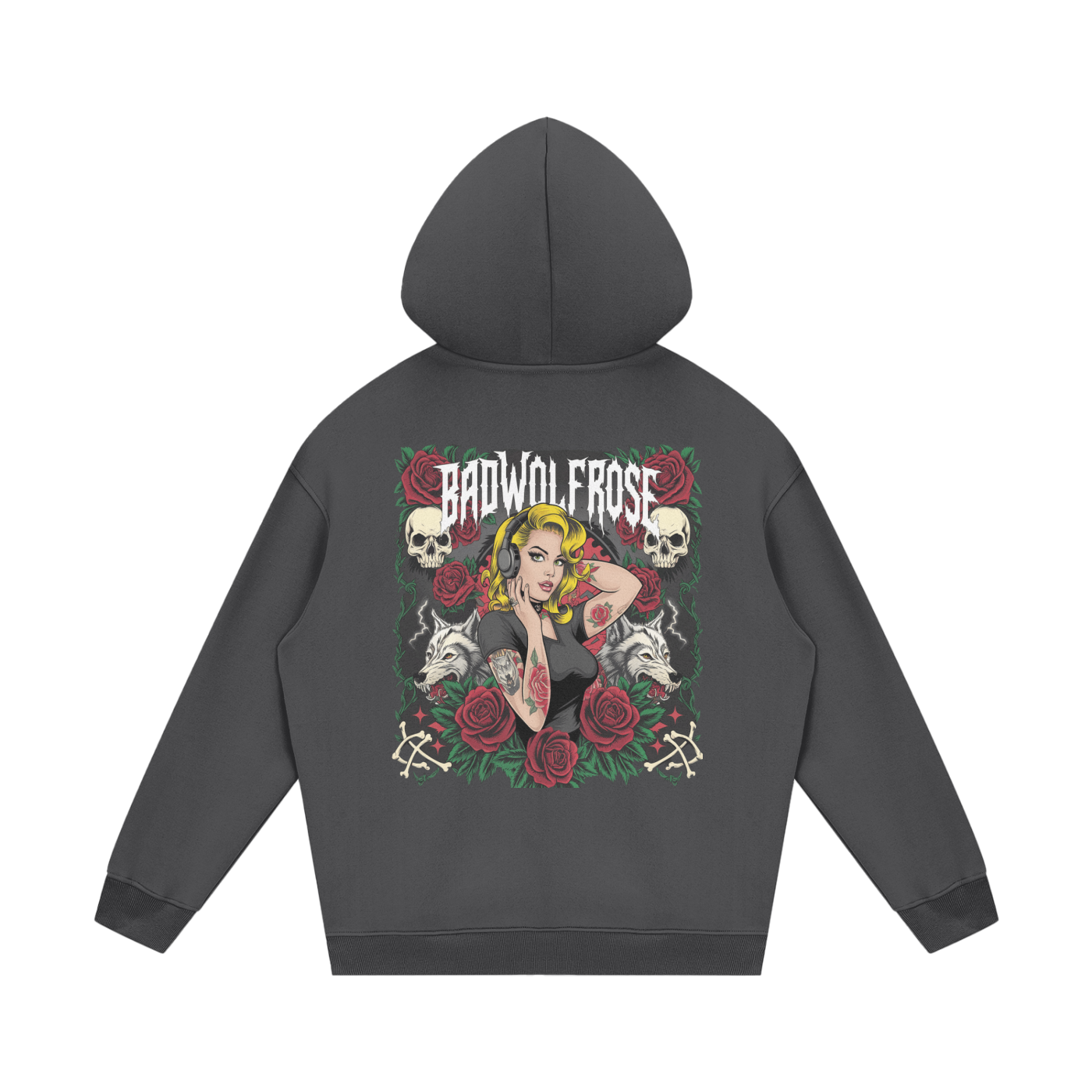 BadWolfRose Fleece Hoodie