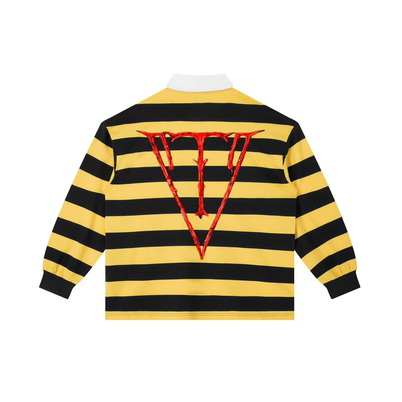 Aonaran NevaeH Color Block Stripe Polo Shirt