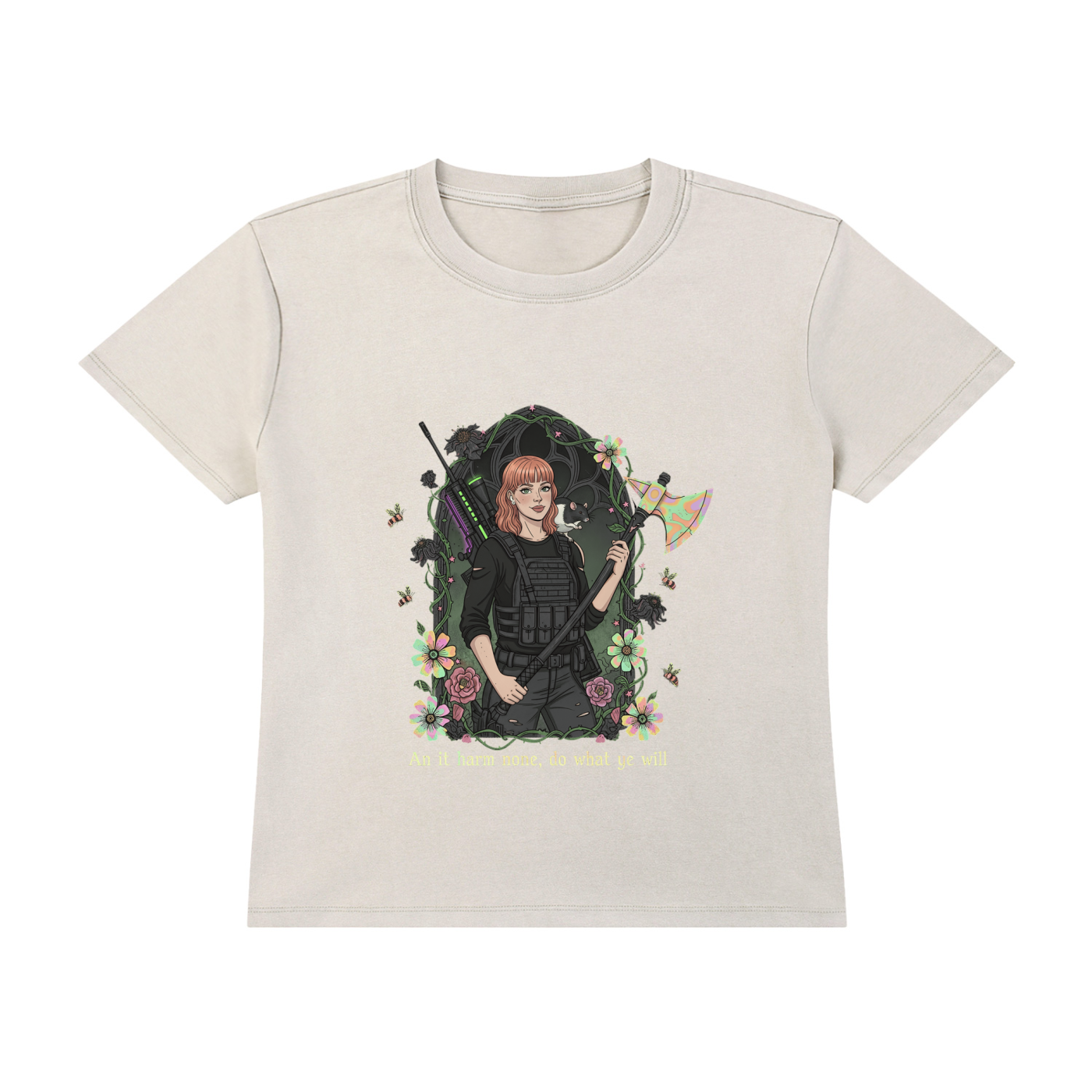 HeyBrontee Vintage Wash Drop Shoulder T-shirt