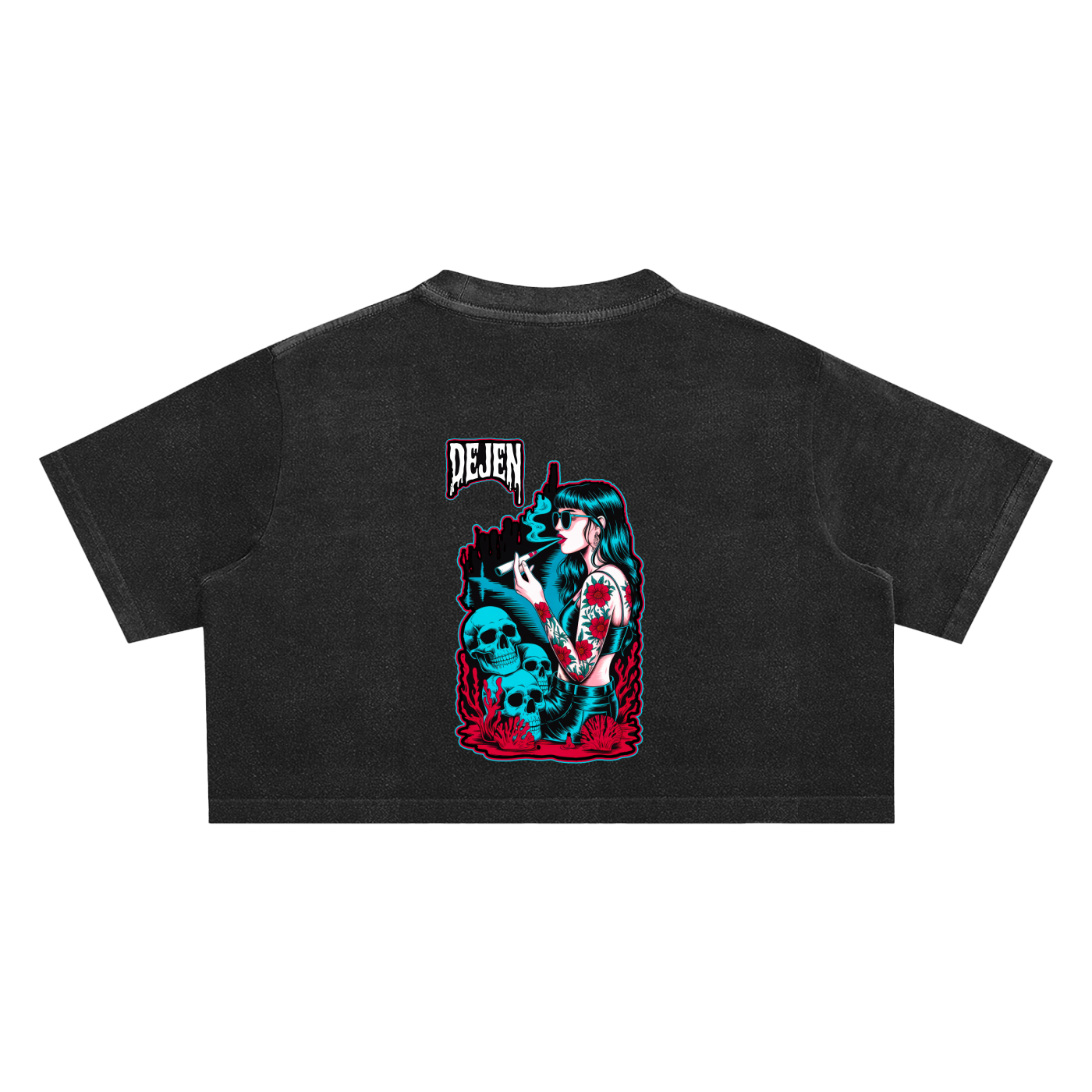 REPACKED Snow Washed Crop Top