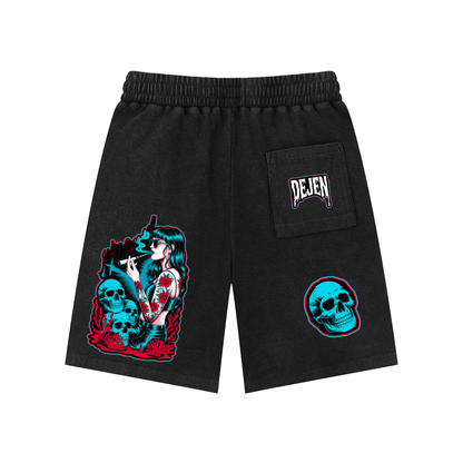 REPACKED Mineral Wash Waffle Knit Shorts