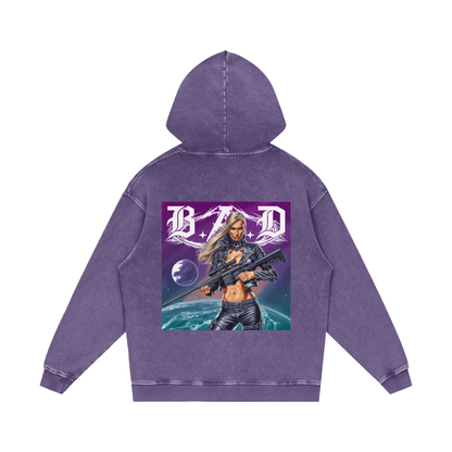 B.A.D. Acid Wash Oversize Hoodie