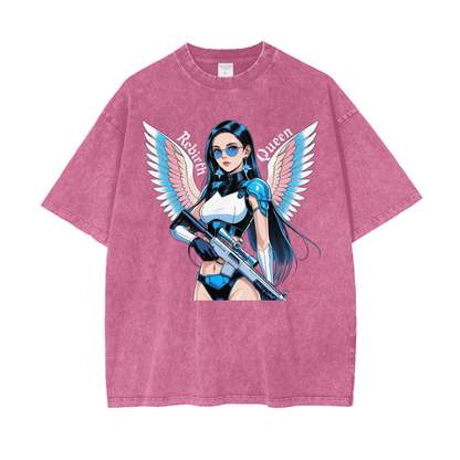 Livy J Oversize Snow Washed T-Shirt