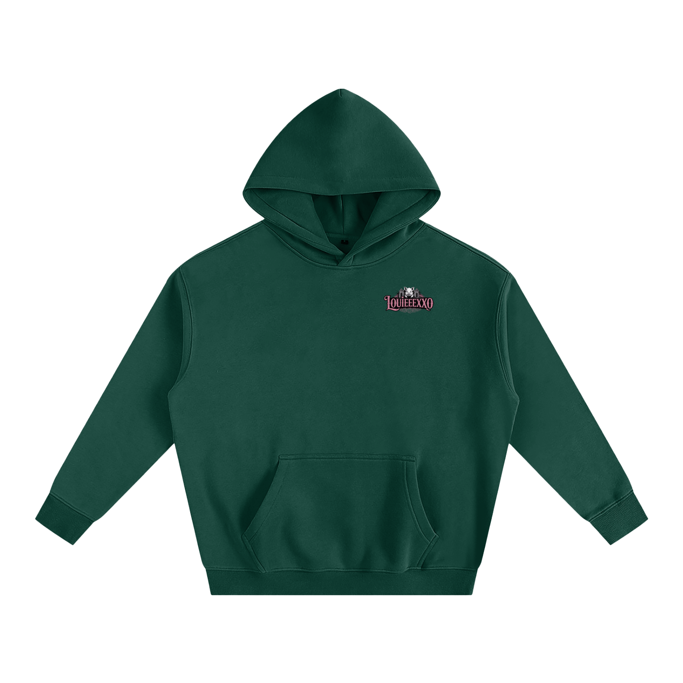 Louieeexxo Oversize Fleeced Hoodie