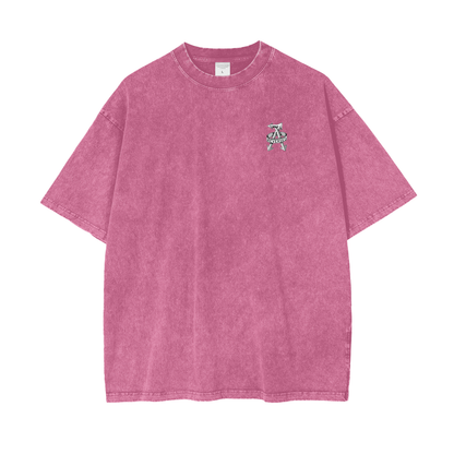 Aonaran Reversed Oversize Snow Washed T-Shirt