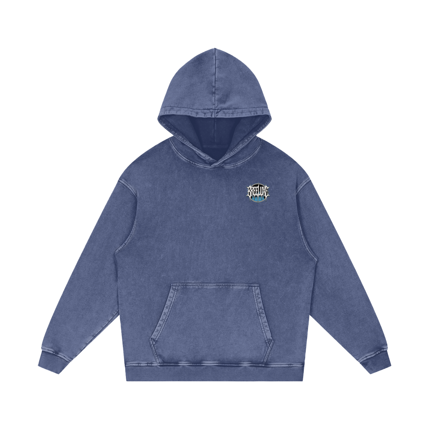 BreeLuxe Season 2 Snow Washed Loose Cotton Hoodie