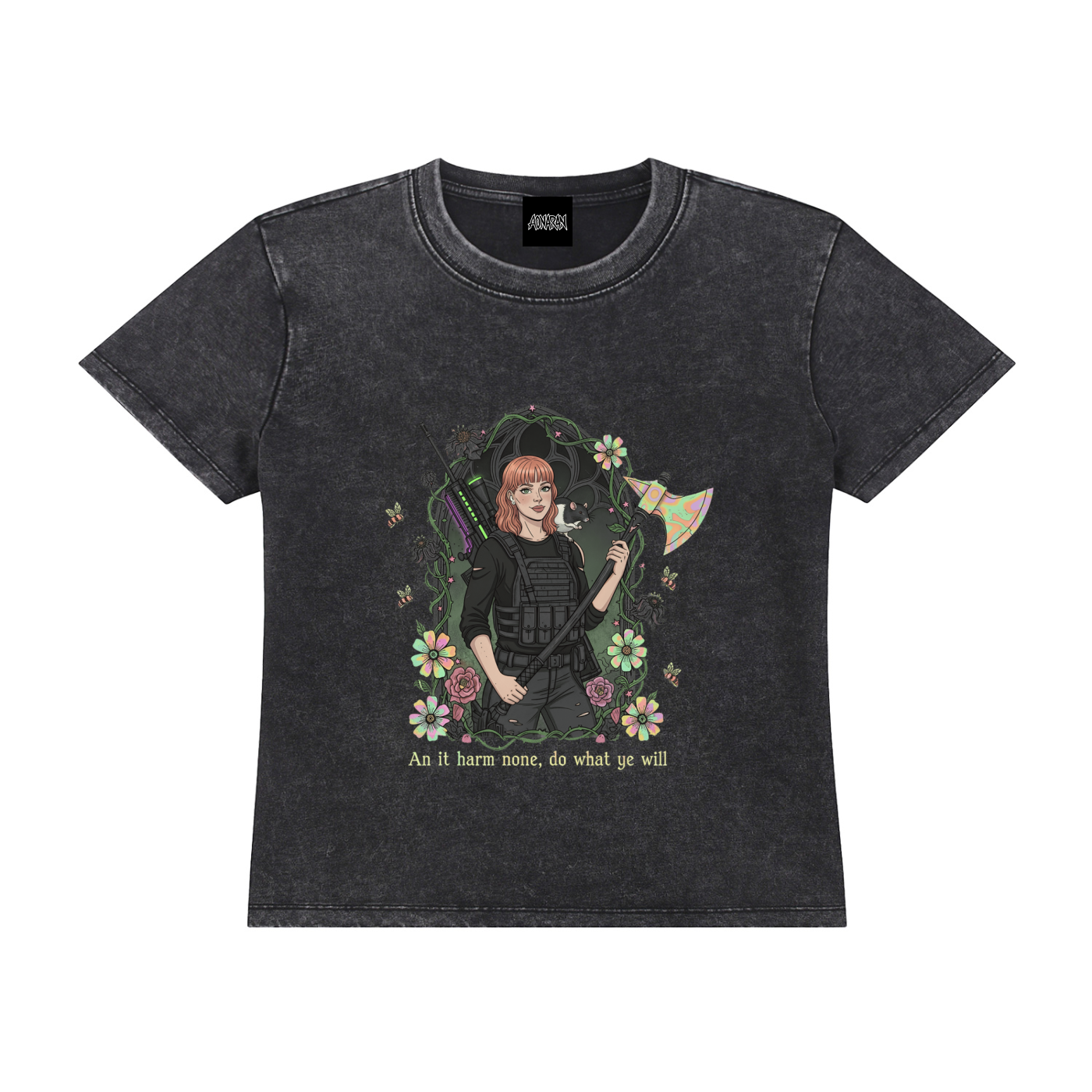 HeyBrontee Vintage Wash Drop Shoulder T-shirt