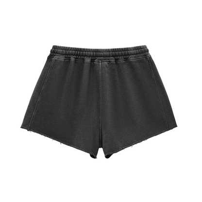 Dejen Season 3 Washed Raw Edge Drawstring Shorts