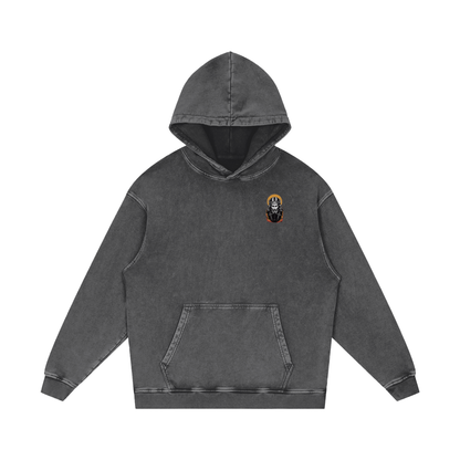 Jesus is King Acid Wash Oversize Hoodie