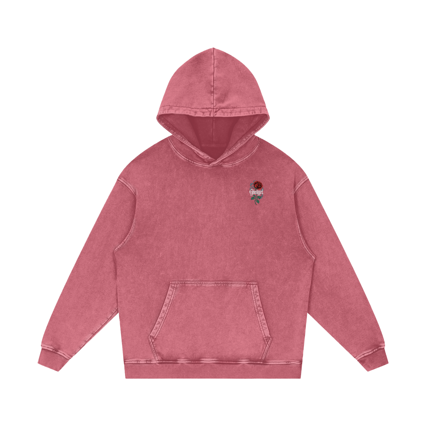 GhostGirlXoxx Acid Wash Oversize Hoodie