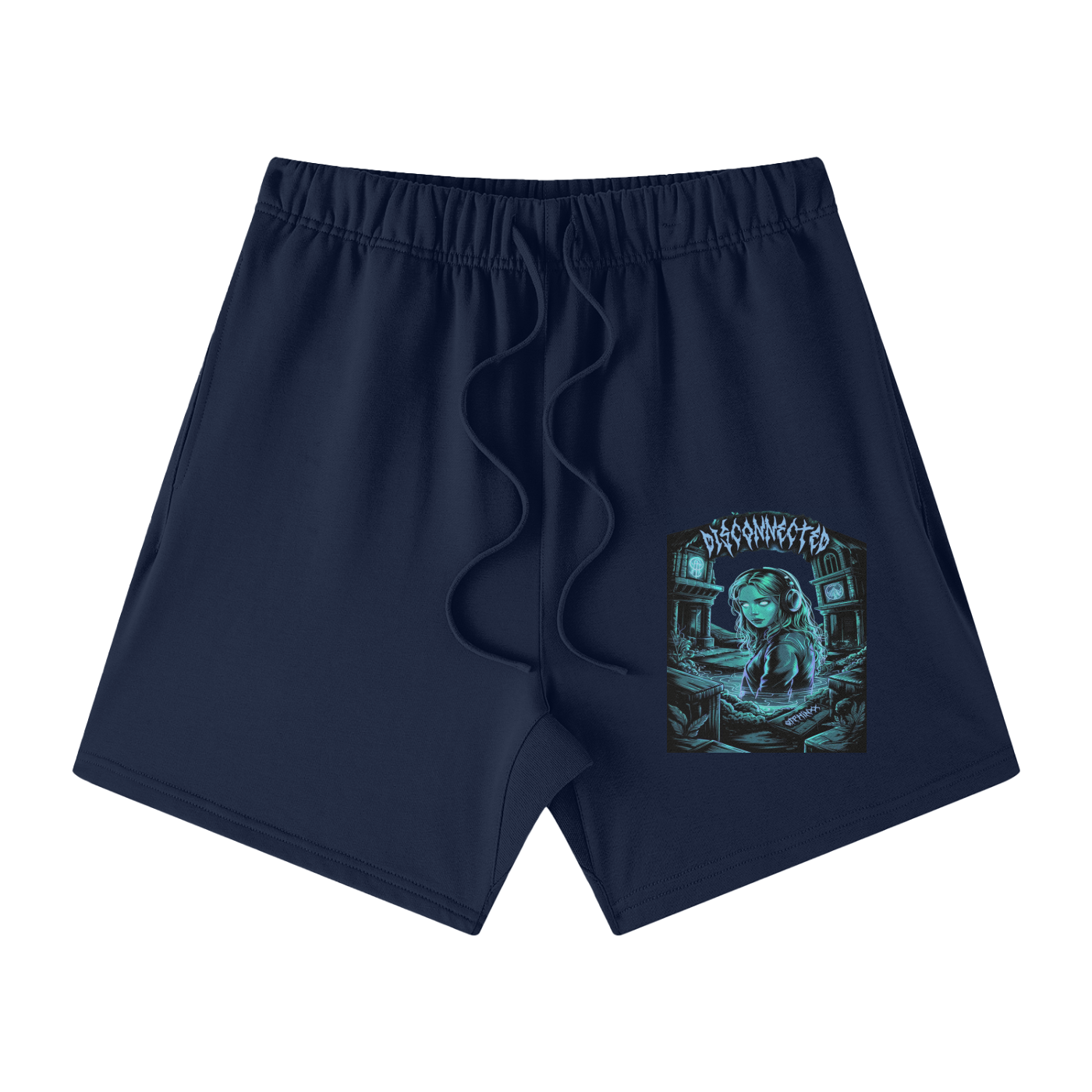 Disconnected Cotton Shorts