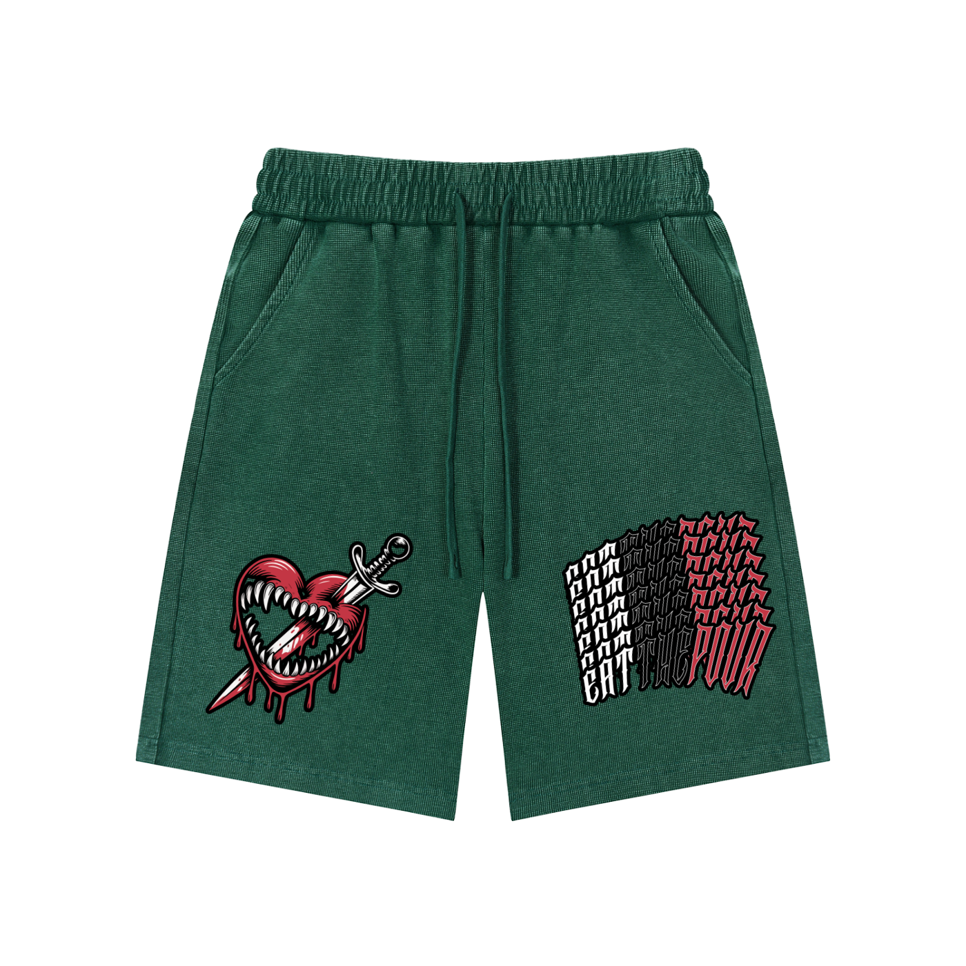 ETP Mineral Wash Waffle Knit Shorts