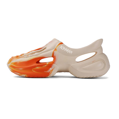 Aonaran Cataclysm Mens Skull Clogs