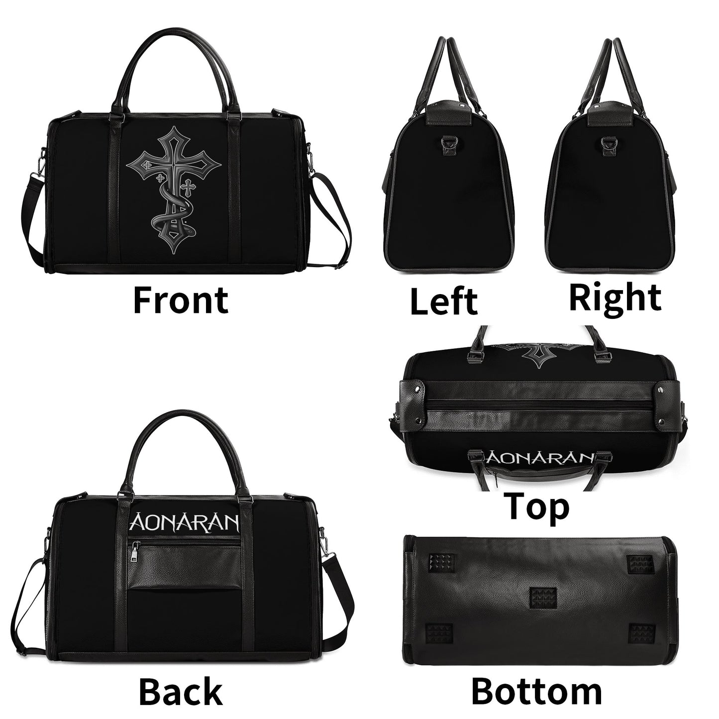 Aonaran Clean Slate Leather Travel Bag