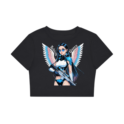 Livy J Women's Fitted Crop Tee