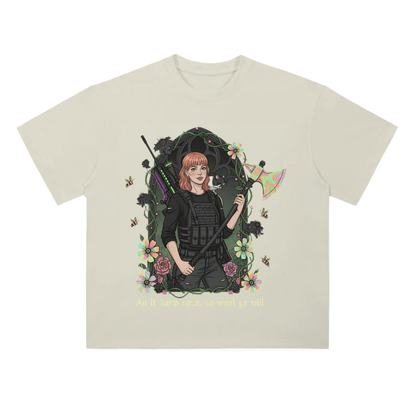 HeyBrontee Heavyweight Drop Shoulder Cotton T-Shirt