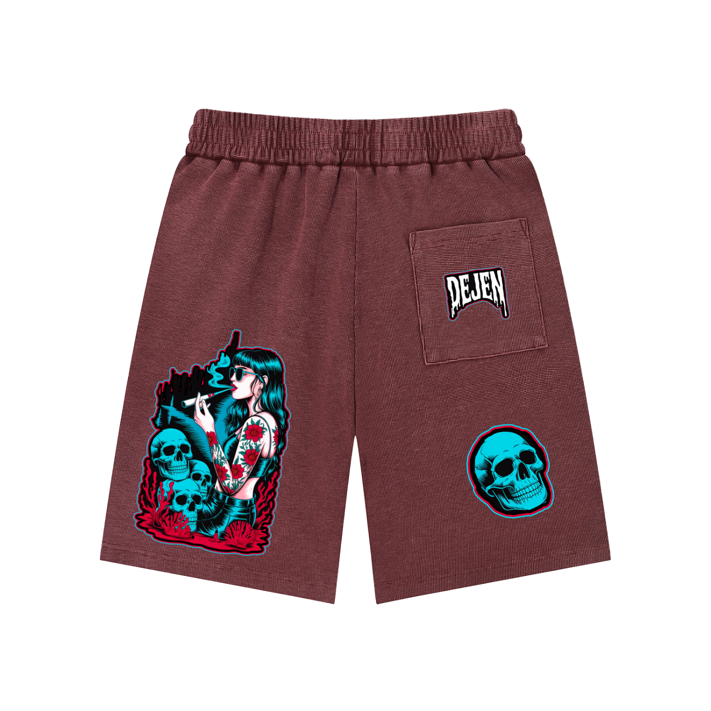 REPACKED Mineral Wash Waffle Knit Shorts