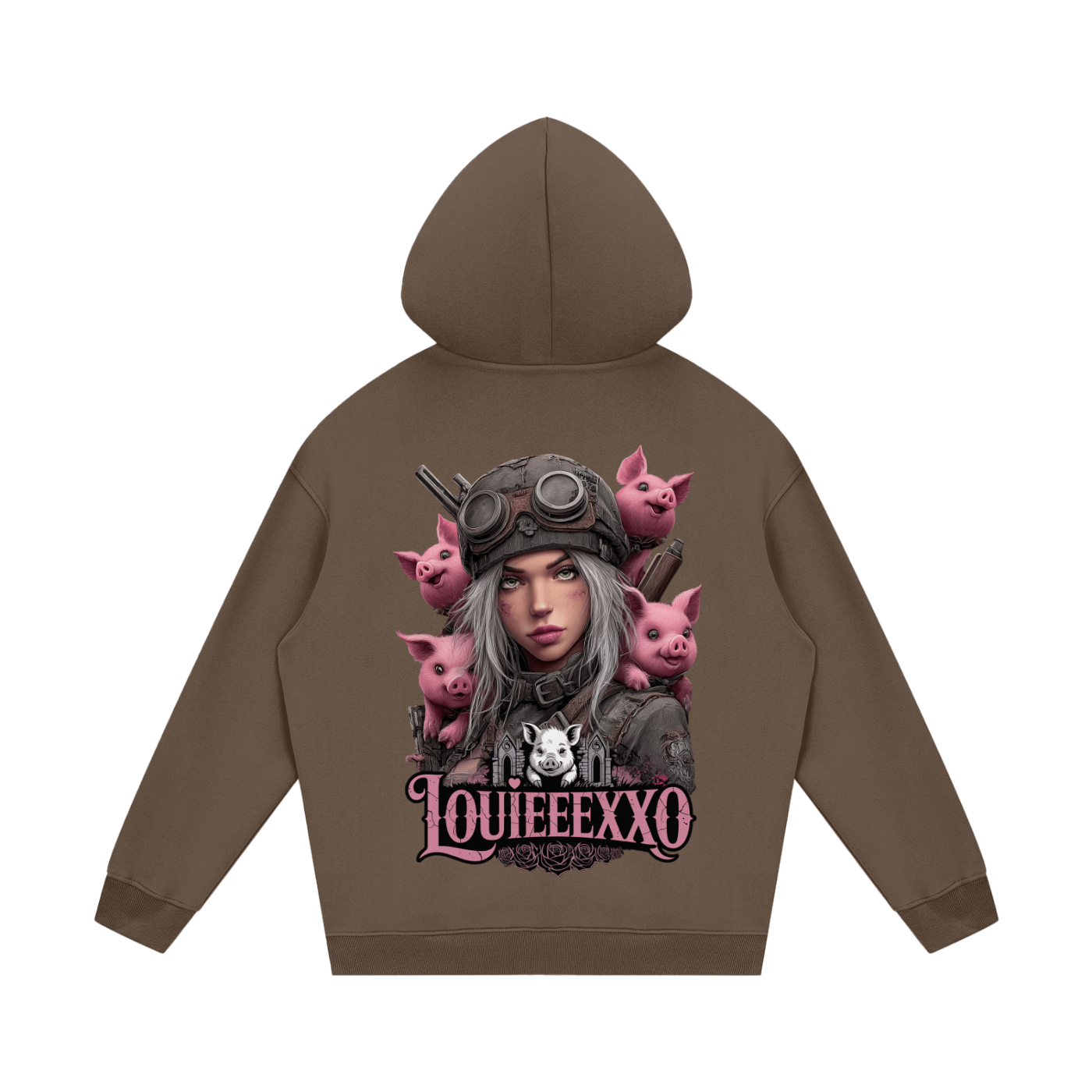 Louieeexxo Streetwear Unisex Fleece Hoodie