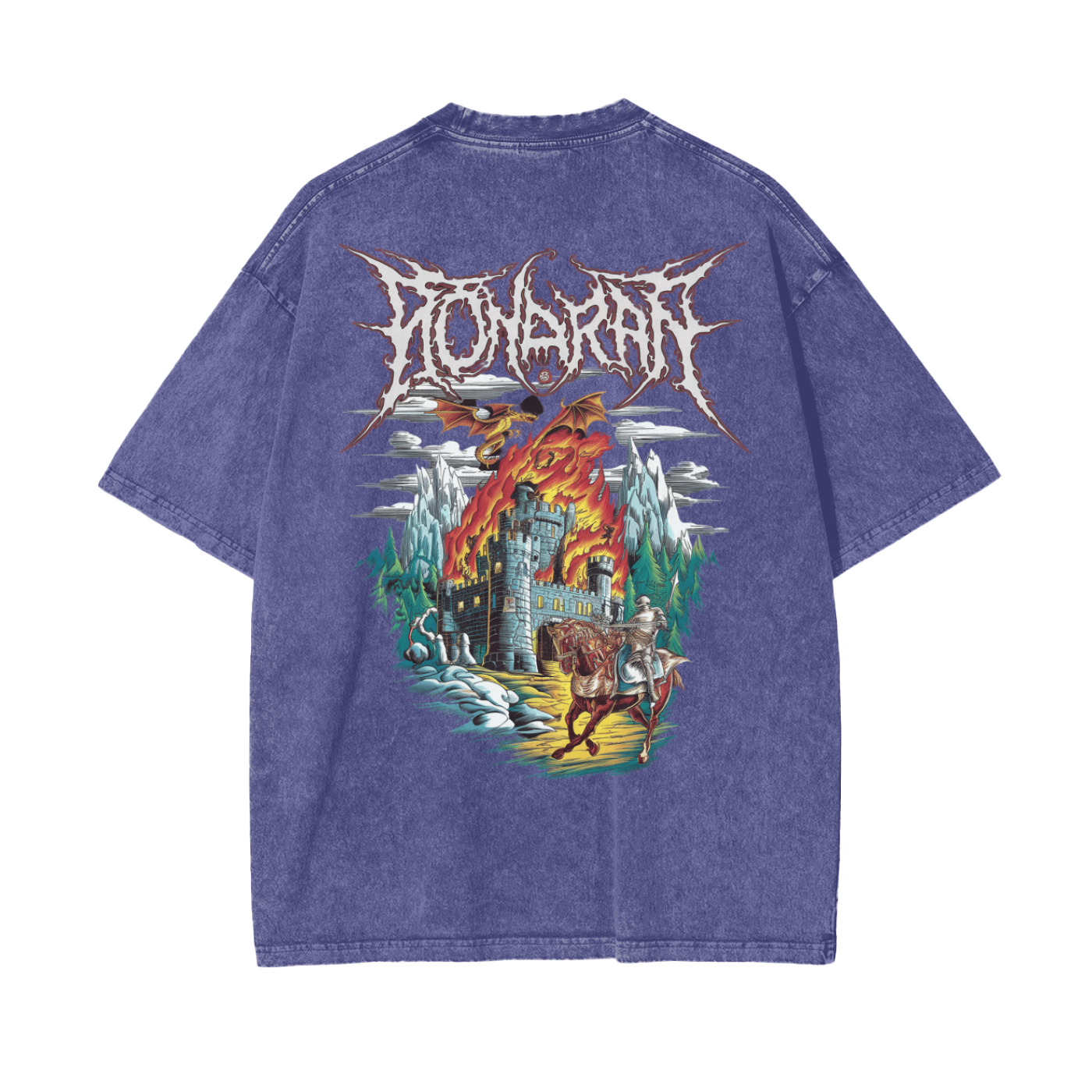 Aonaran Reversed Oversize Snow Washed T-Shirt