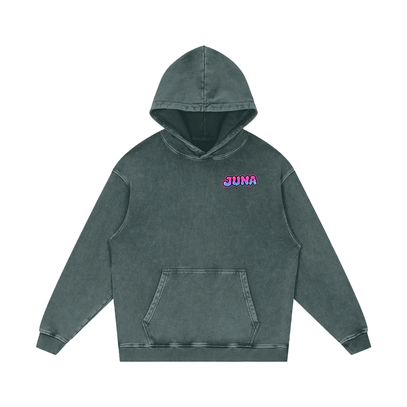 Juna Acid Wash Oversize Hoodie