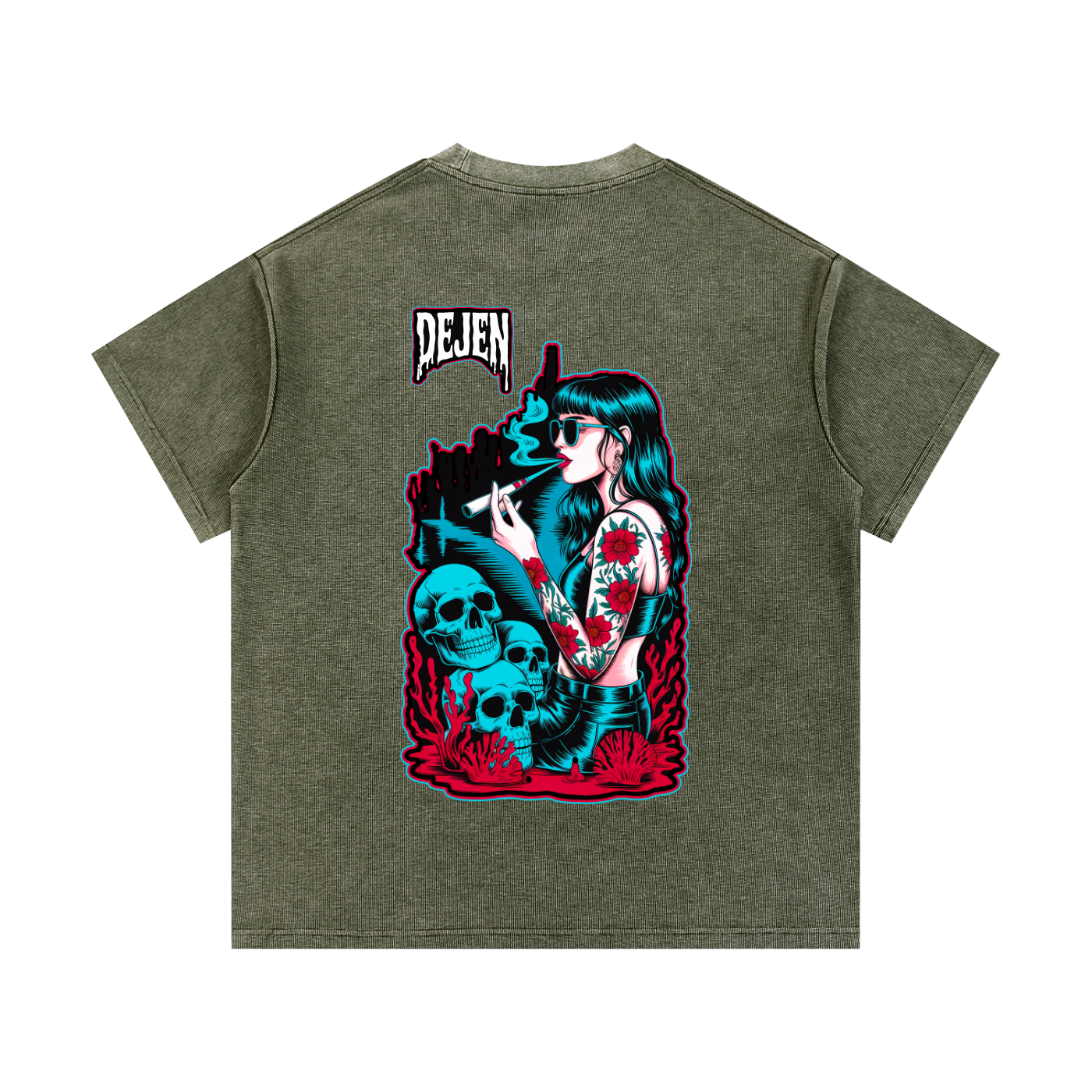 REPACKED Mineral Wash Waffle Knit T-Shirt