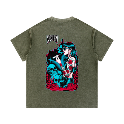 REPACKED Mineral Wash Waffle Knit T-Shirt