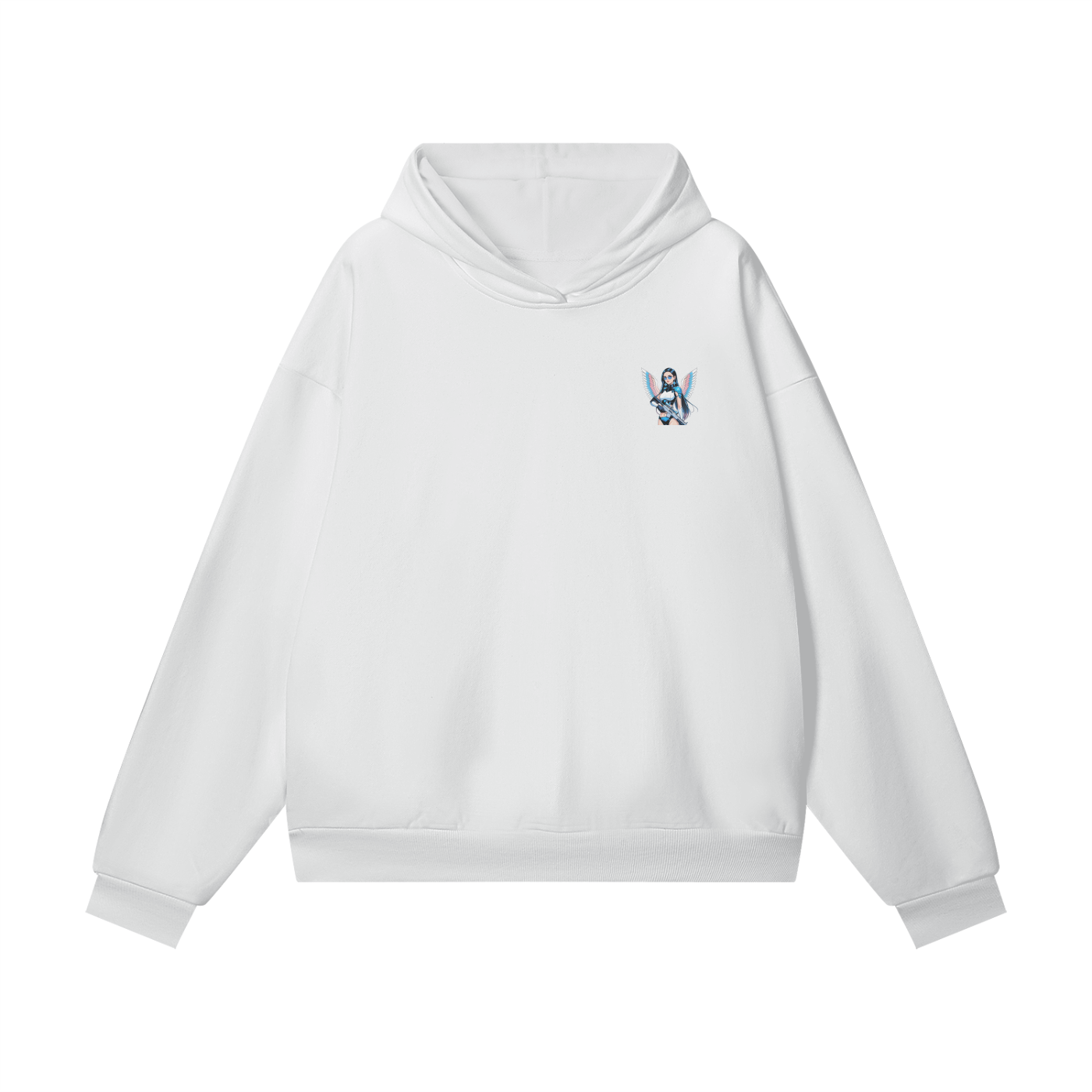 Livy J Oversize Heavyweight Hidden Pocket Fleece Hoodie