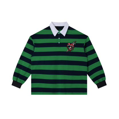 ETP Color Block Stripe Polo Shirt