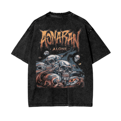 Aonaran Reversed Oversize Snow Washed T-Shirt