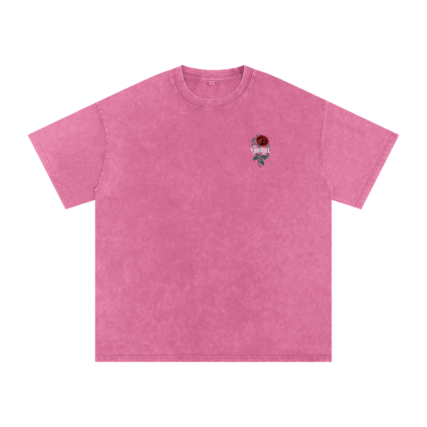 GhostGirlXoxx Acid Wash Oversize T-Shirt
