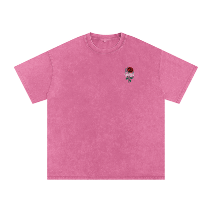GhostGirlXoxx Acid Wash Oversize T-Shirt