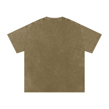 Louieeexxo Snow Washed Oversized Cotton T-Shirt