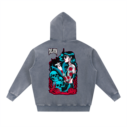REPACKED Snow Wash Fleece Oversize Hoodie