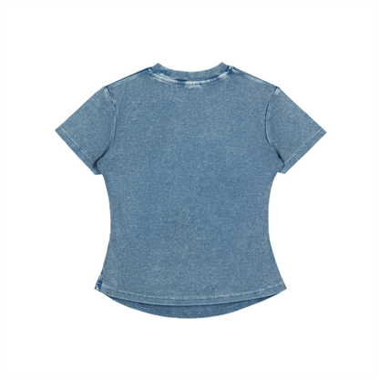 Dimple Season 2 Vintage Washed Bodycon Cotton T-Shirt