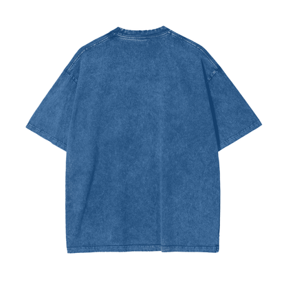 BadWolfRose Oversize Snow Washed T-Shirt