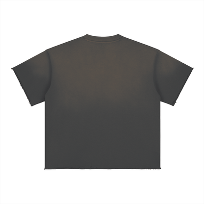 Aonaran 1 OFF Sun Fade Raw Edge T-Shirt