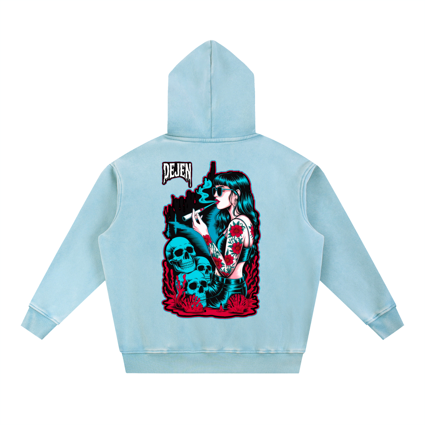 REPACKED Snow Wash Fleece Oversize Hoodie