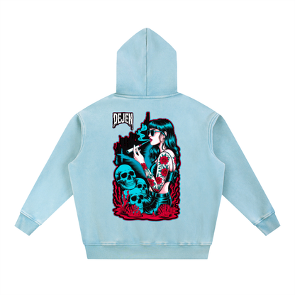 REPACKED Snow Wash Fleece Oversize Hoodie