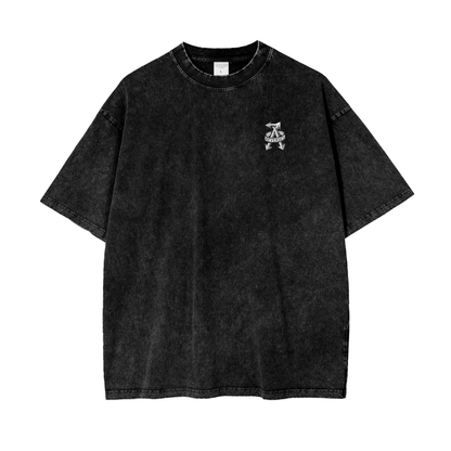 Aonaran Reversed Oversize Snow Washed T-Shirt