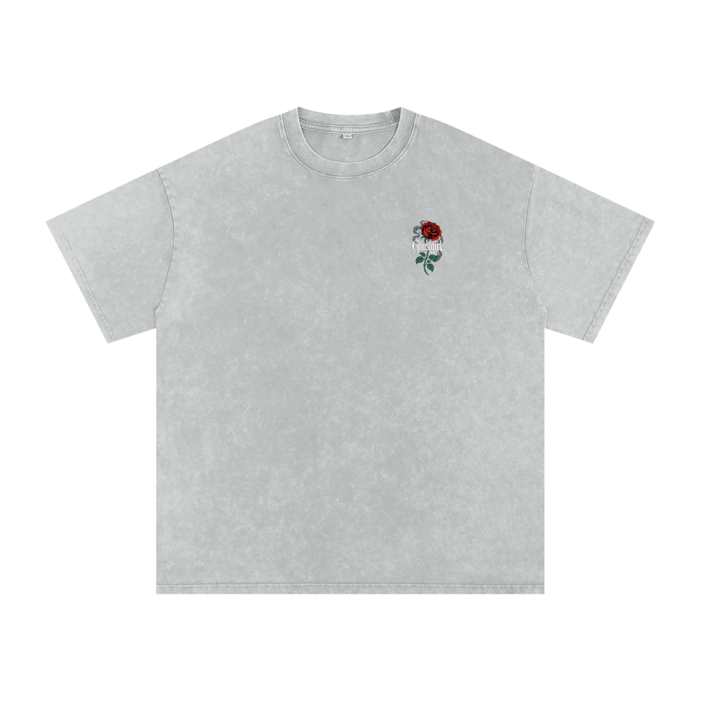 GhostGirlXoxx Acid Wash Oversize T-Shirt