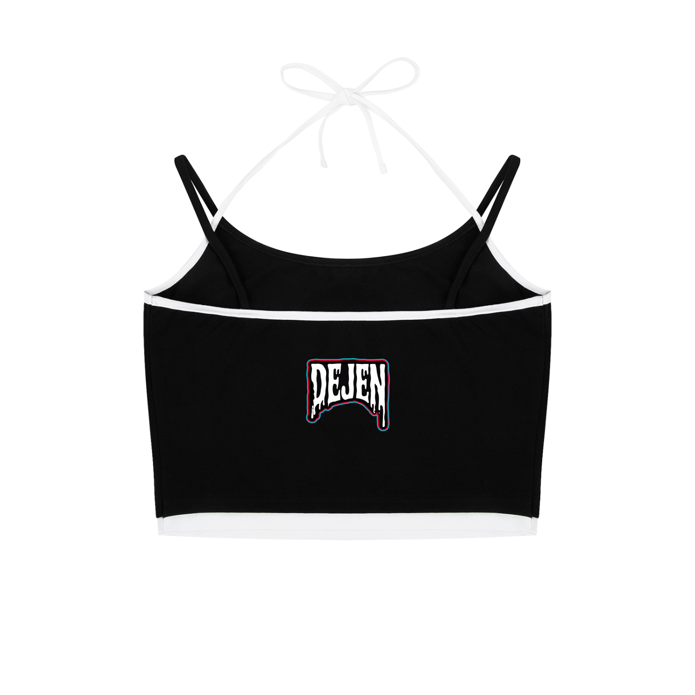 REPACKED Contrast Binding Halter Tank Top
