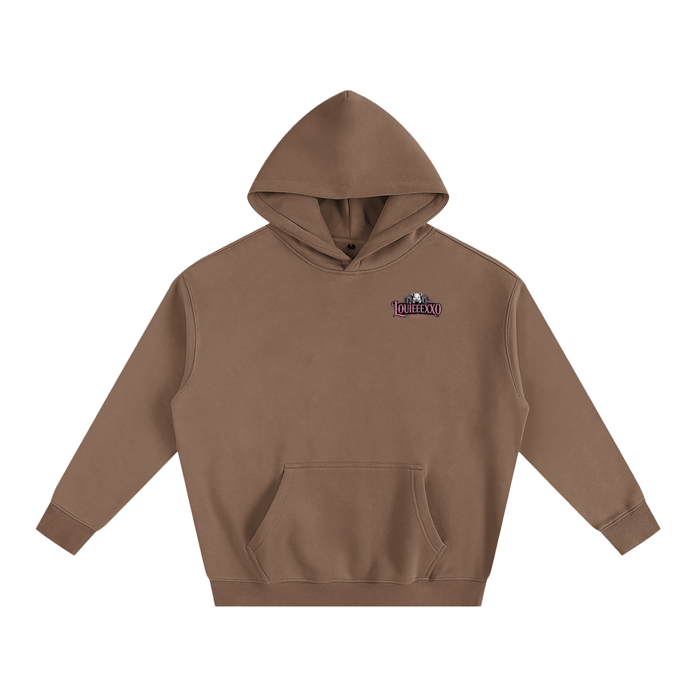 Louieeexxo Oversize Fleeced Hoodie