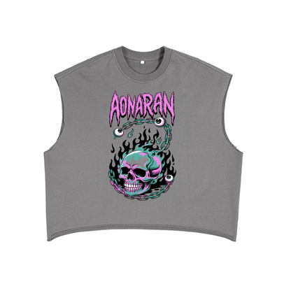Aonaran 1 OFF French Terry Boxy Tank Top