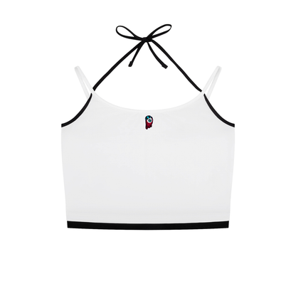 REPACKED Contrast Binding Halter Tank Top