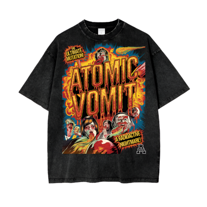 Aonaran Graphic Acid Wash Oversize T-Shirt