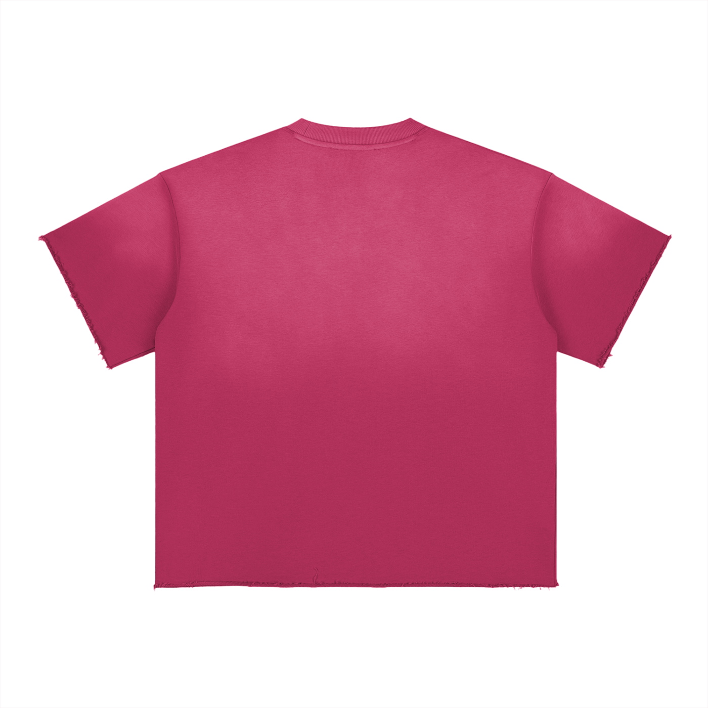 Aonaran 1 OFF Sun Fade Raw Edge T-Shirt