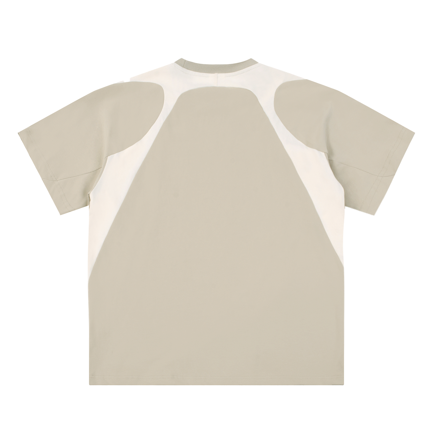 Aonaran Varsity Contrast Panel Cotton T-Shirt